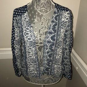 Mix-Patterned Cardigan